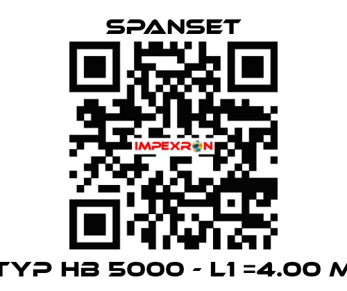 Typ HB 5000 - L1 =4.00 m SpanSet