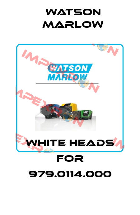 White heads for 979.0114.000 Watson Marlow