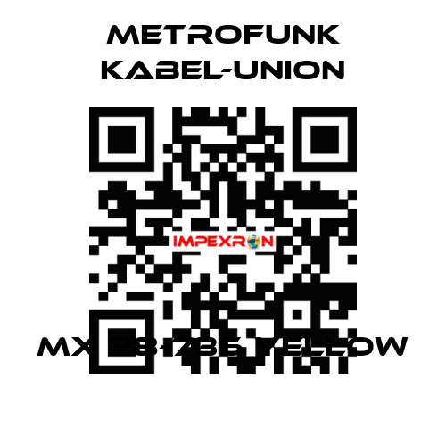 MX 28-736 yellow METROFUNK KABEL-UNION