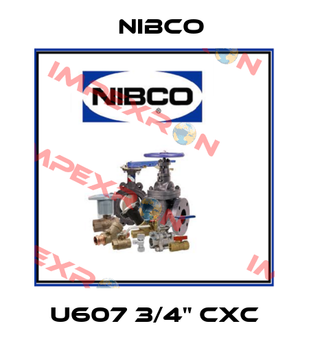 U607 3/4" CXC Nibco