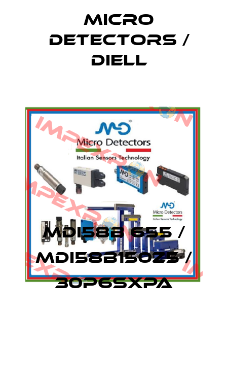 MDI58B 655 / MDI58B150Z5 / 30P6SXPA
 Micro Detectors / Diell