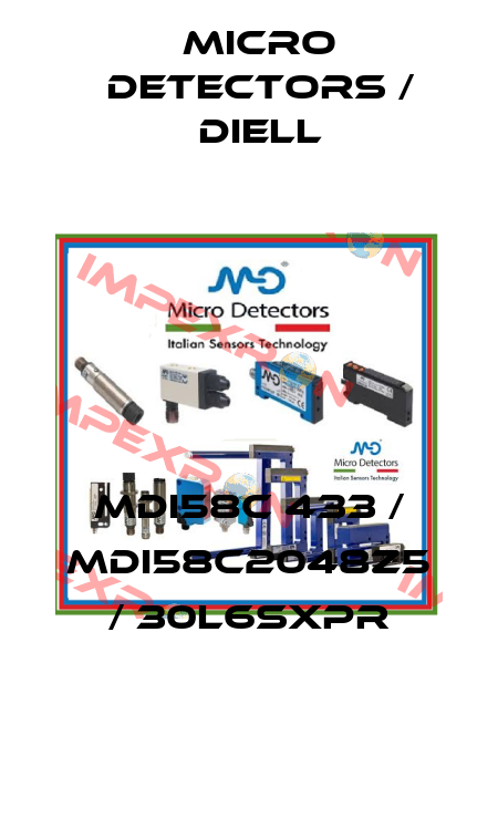 MDI58C 433 / MDI58C2048Z5 / 30L6SXPR
 Micro Detectors / Diell