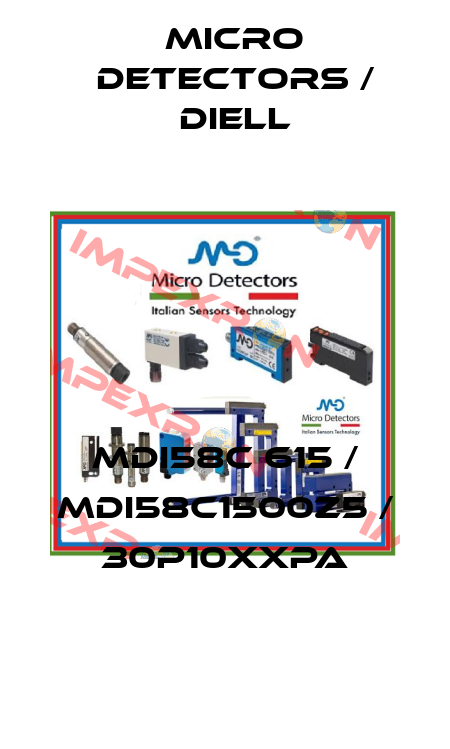 MDI58C 615 / MDI58C1500Z5 / 30P10XXPA
 Micro Detectors / Diell