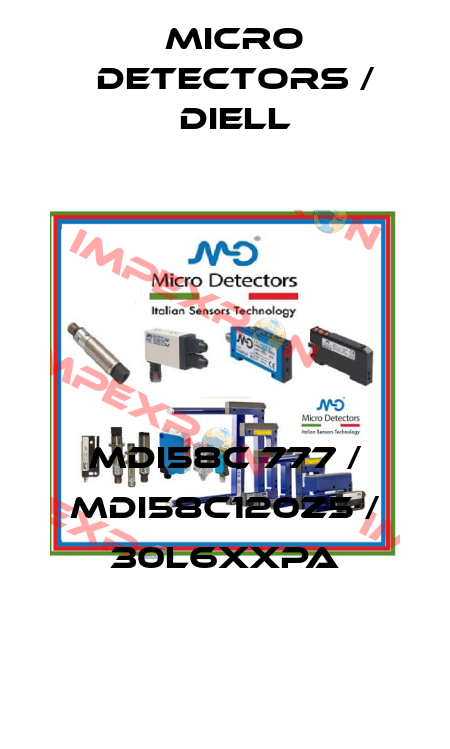 MDI58C 777 / MDI58C120Z5 / 30L6XXPA
 Micro Detectors / Diell