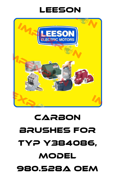 Carbon brushes for Typ Y384086, Model 980.528A oem Leeson