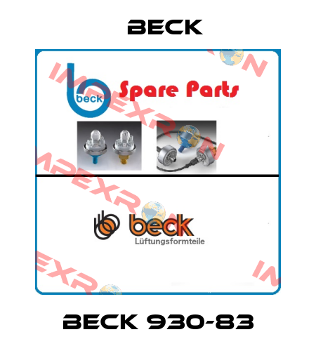 BECK 930-83 Beck