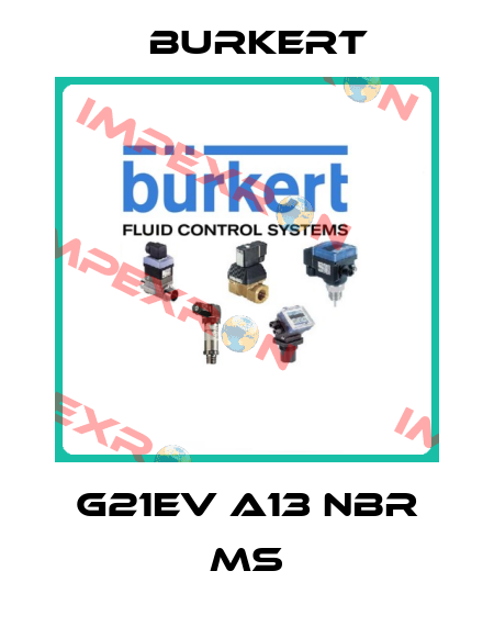 G21EV A13 NBR MS Burkert