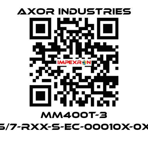 MM400T-3 5/7-RXX-S-EC-00010X-0X Axor Industries