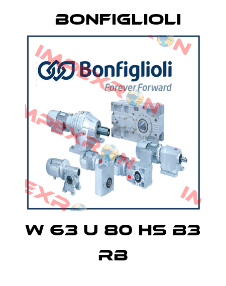 W 63 U 80 HS B3 RB Bonfiglioli