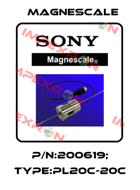 P/N:200619; Type:PL20C-20C Magnescale
