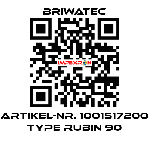 Artikel-Nr. 1001517200 Type RUBIN 90 Briwatec