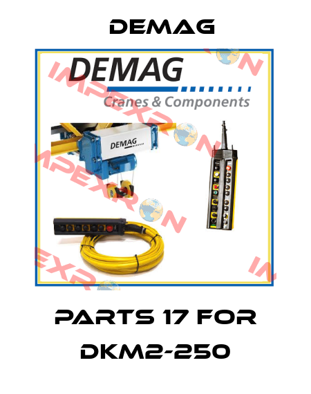 Parts 17 for DKM2-250 Demag