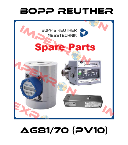 AG81/70 (PV10) Bopp Reuther