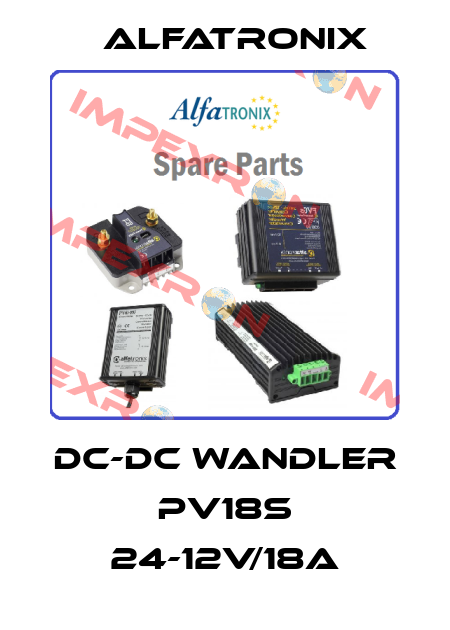 DC-DC Wandler PV18s 24-12V/18A Alfatronix