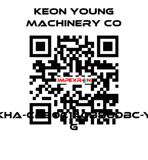 KHA-CB80C140B860BC-Y G Keon Young Machinery Co