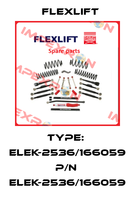 Type:  ELEK-2536/166059  P/N  ELEK-2536/166059 Flexlift