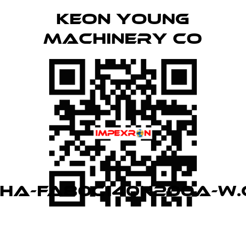KHA-FA80C140N200A-W.G. Keon Young Machinery Co