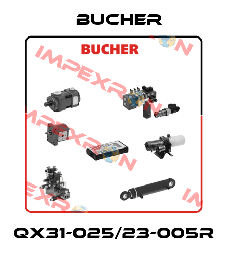 QX31-025/23-005R Bucher