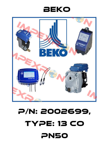 P/N: 2002699, Type: 13 CO PN50 Beko