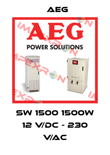 SW 1500 1500W 12 V/DC - 230 V/AC AEG