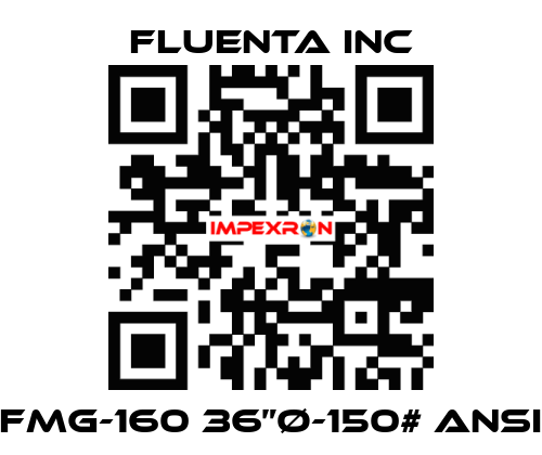 FMG-160 36”Ø-150# ANSI Fluenta Inc