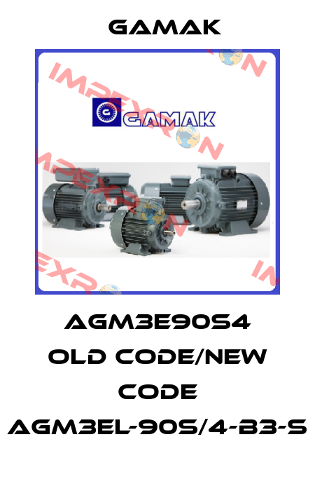 AGM3E90S4 old code/new code AGM3EL-90S/4-B3-S Gamak
