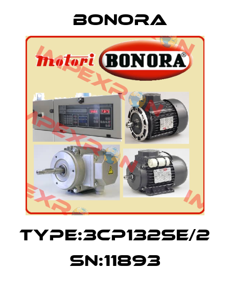 Type:3CP132SE/2 SN:11893 Bonora