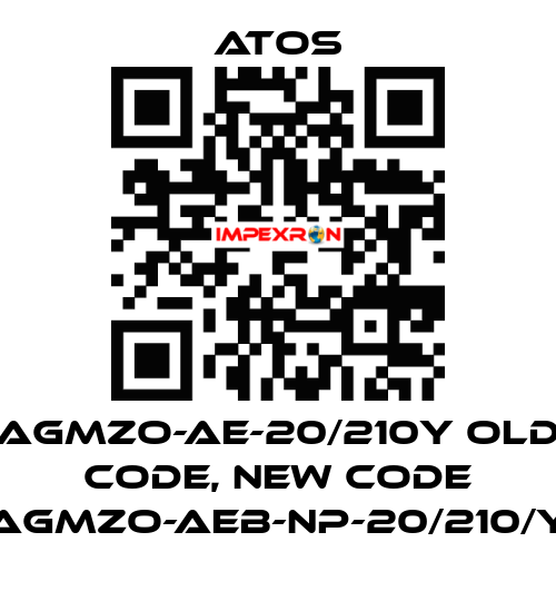 AGMZO-AE-20/210Y old code, new code AGMZO-AEB-NP-20/210/Y Atos