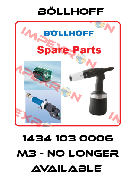 1434 103 0006 M3 - no longer available  Böllhoff
