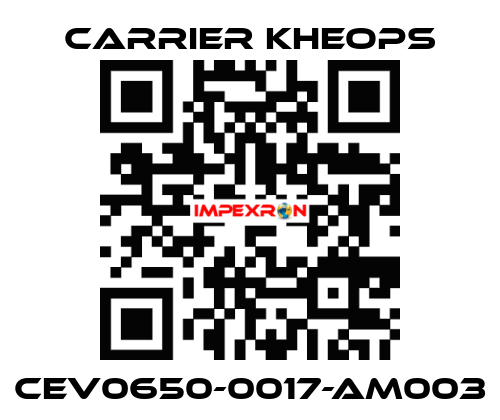 CEV0650-0017-AM003 Carrier Kheops