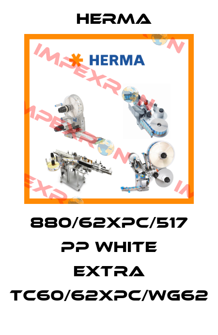 880/62Xpc/517 PP White Extra TC60/62Xpc/WG62 Herma