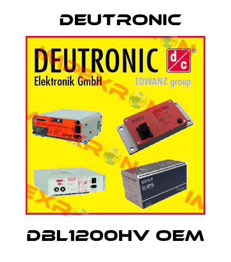 DBL1200HV OEM Deutronic