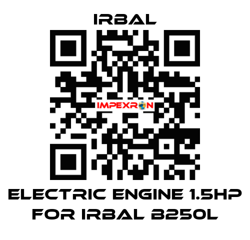 Electric engine 1.5hp for Irbal B250L irbal