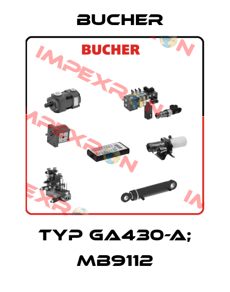 TYP GA430-A; MB9112 Bucher
