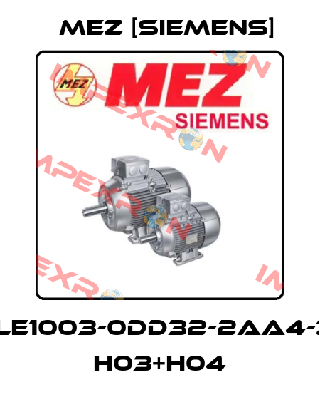 1LE1003-0DD32-2AA4-Z H03+H04 MEZ [Siemens]