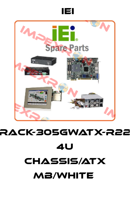 RACK-305GWATX-R22 4U CHASSIS/ATX MB/WHITE  IEI