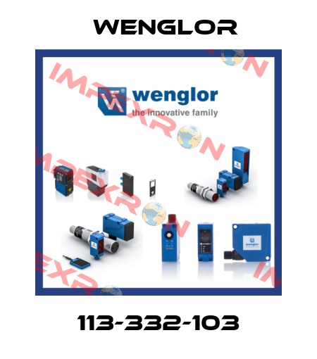 113-332-103 Wenglor