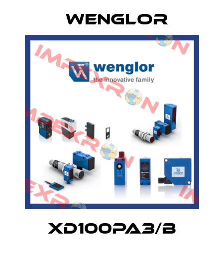 XD100PA3/B Wenglor