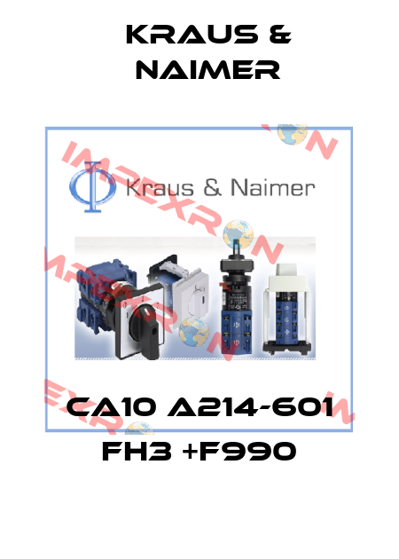 CA10 A214-601 FH3 +F990 Kraus & Naimer