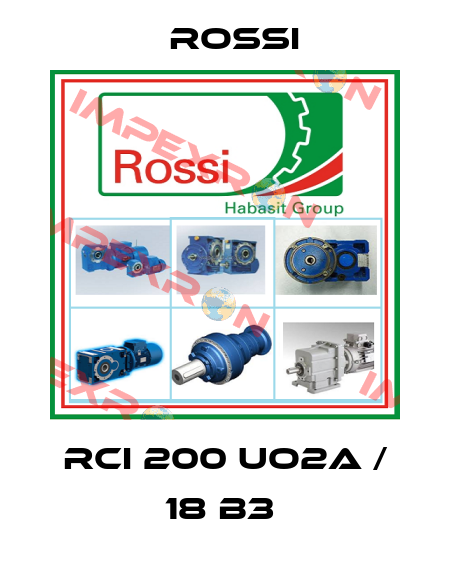 RCI 200 UO2A / 18 B3  Rossi