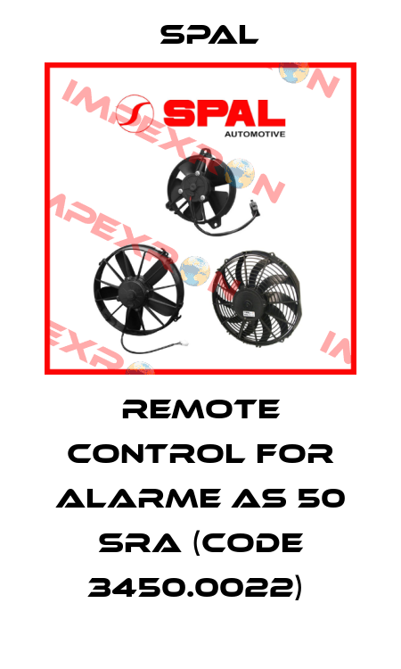 REMOTE CONTROL FOR ALARME AS 50 SRA (CODE 3450.0022)  SPAL