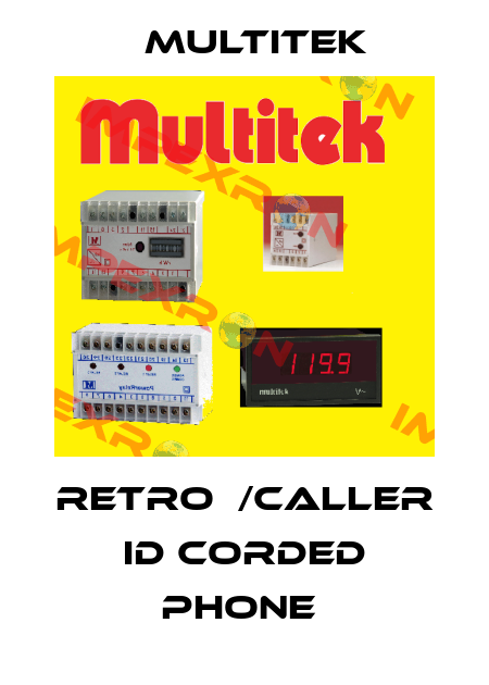 RETRO  /CALLER ID CORDED PHONE  Multitek