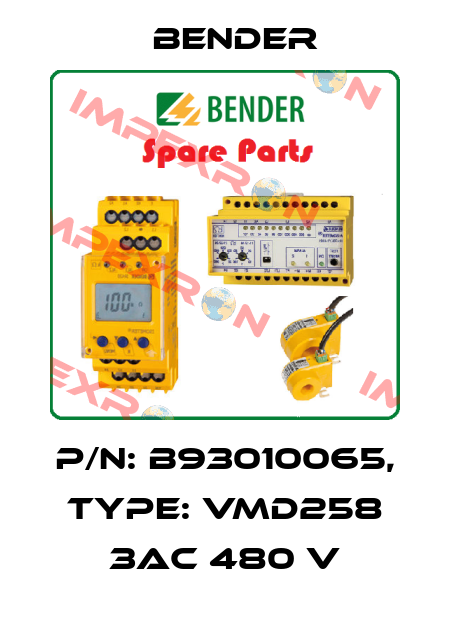 p/n: B93010065, Type: VMD258 3AC 480 V Bender