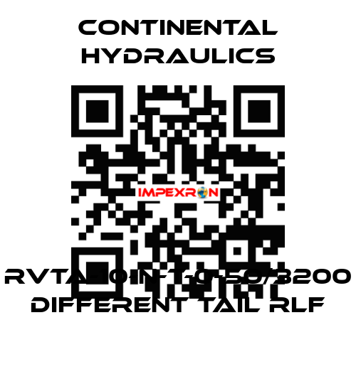 RVTA-10-N-T-0-50/3200 DIFFERENT TAIL RLF Continental Hydraulics