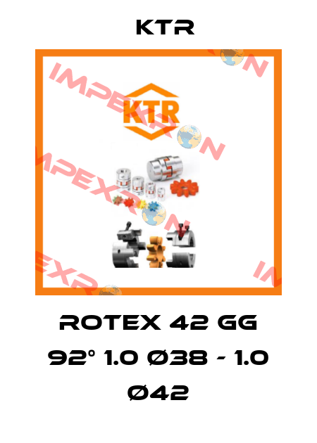 ROTEX 42 GG 92° 1.0 Ø38 - 1.0 Ø42 KTR