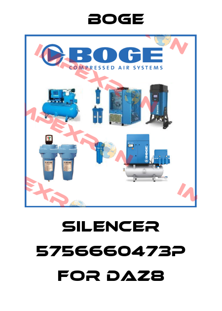 Silencer 5756660473P for DAZ8 Boge