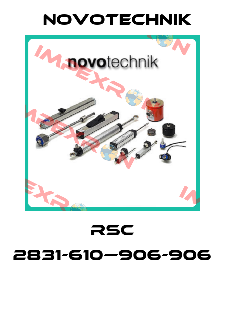 RSC 2831-610—906-906  Novotechnik