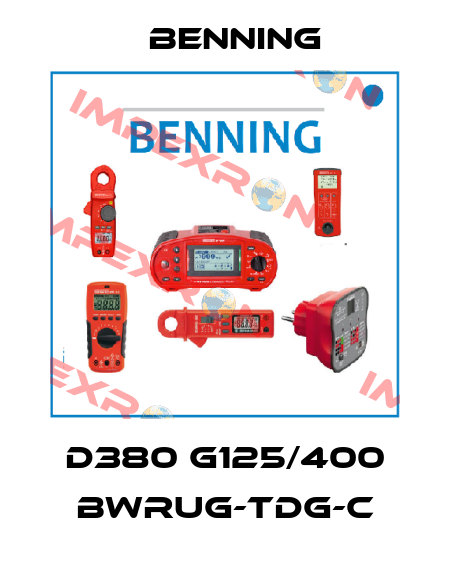 D380 G125/400 BWrug-TDG-C Benning