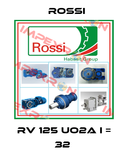 RV 125 UO2A I = 32  Rossi