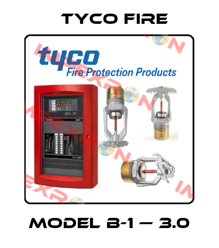 Model B-1 — 3.0 Tyco Fire